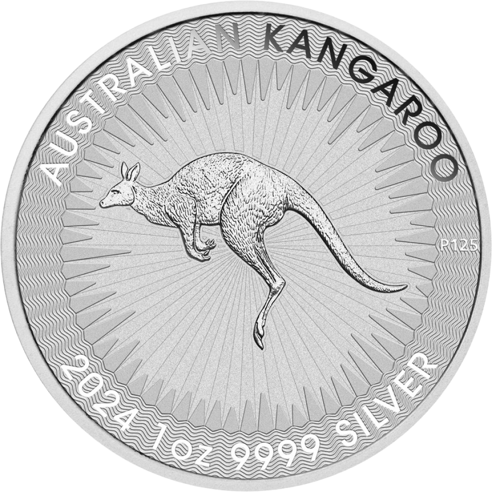 2024 1oz Australian Silver Kangaroo - Reverse