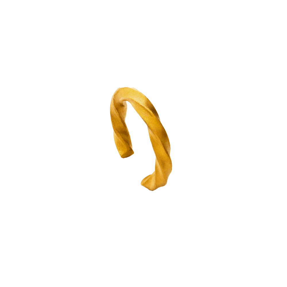 Nebü 24k Gold Twist Bullion Ring (0.25oz)