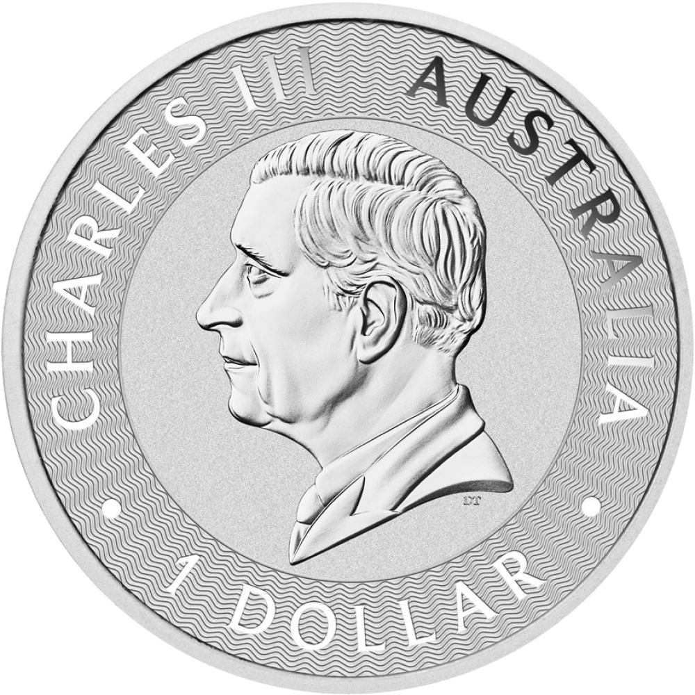 2024 1oz Australian Silver Kangaroo - Reverse