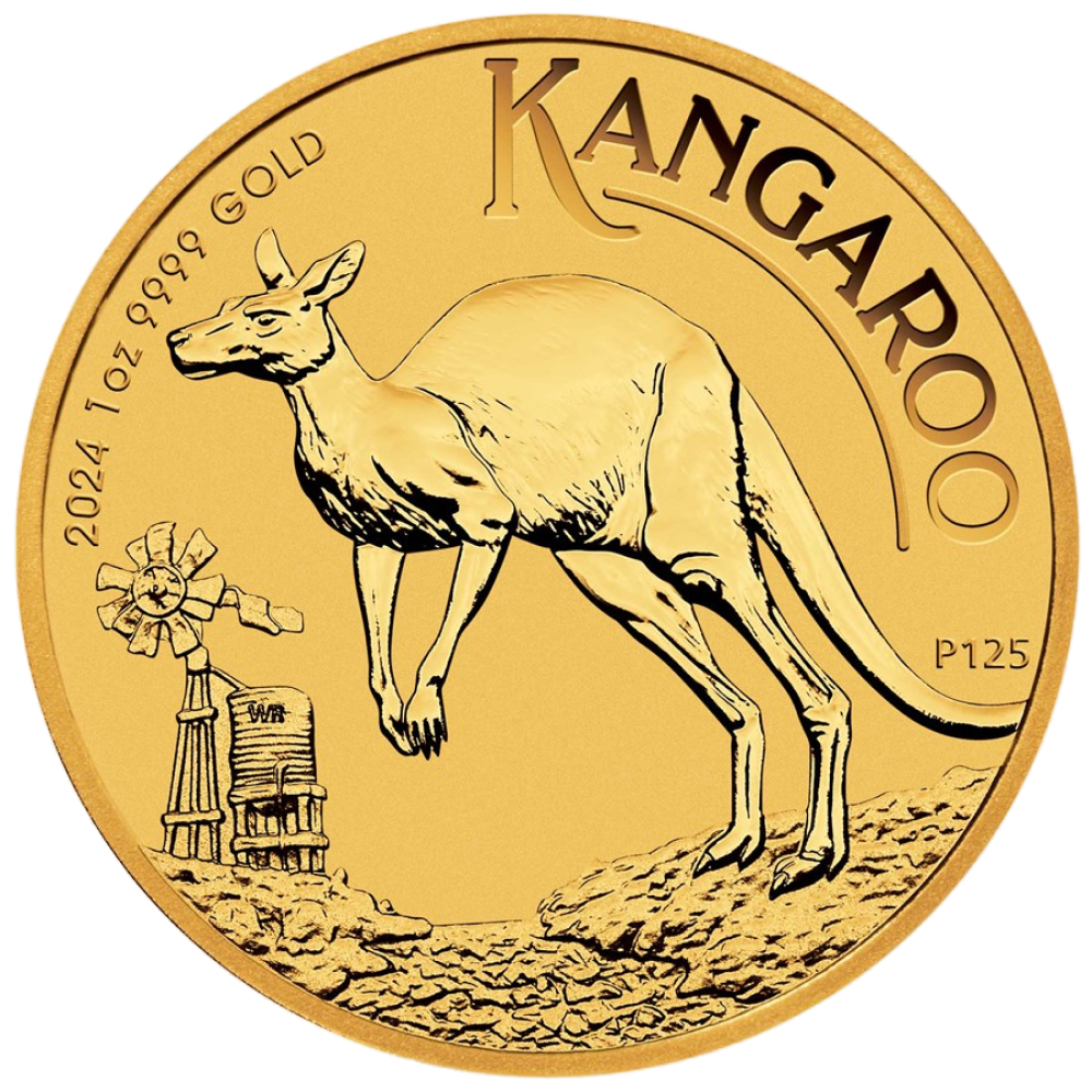 2024 1oz Gold Kangaroo -Reverse