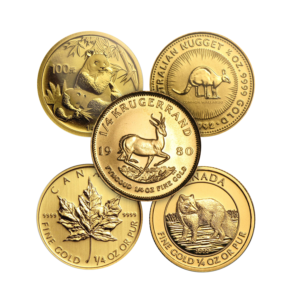 1/4 oz Gold Coin or Round - Random Mint and Varied Condition