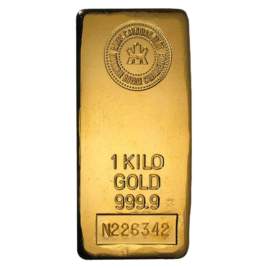 1 Kilo Gold Bar by Royal Canadian Mint