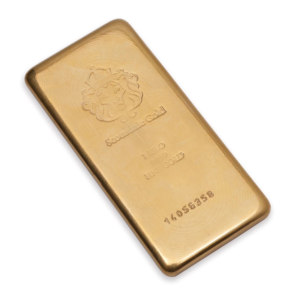 1 Kilo Scottsdale Mint Gold Bars