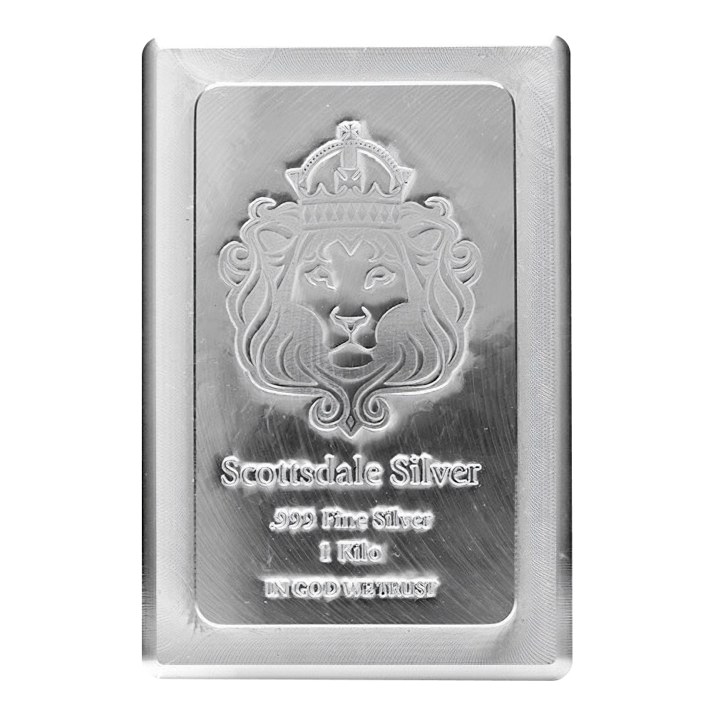 1 Kilo Scottsdale Stacker Silver Bar