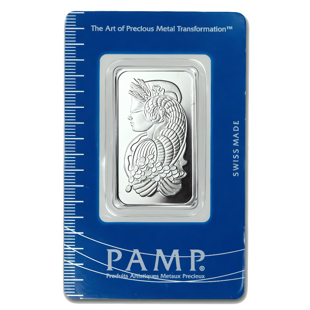 1 oz PAMP Suisse Lady Fortuna Platinum Bar