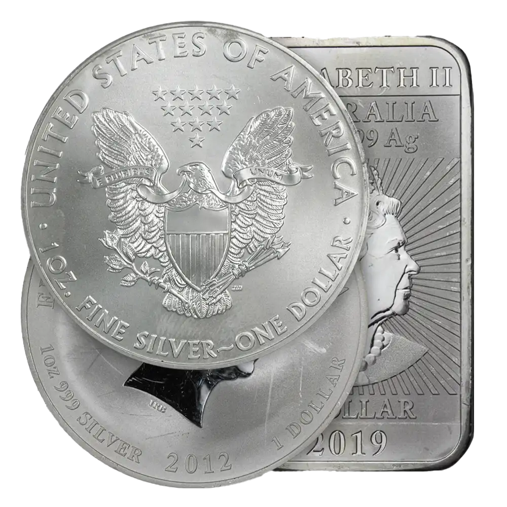 1 oz Scruffy Silver Coin, Bar, or Round