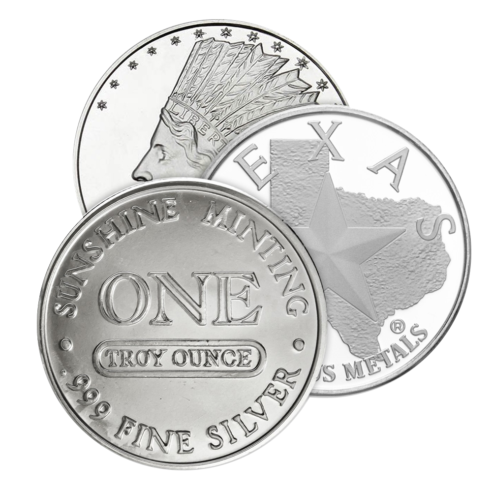 1 oz Silver Round (Varied Condition - Mint of Our Choice)