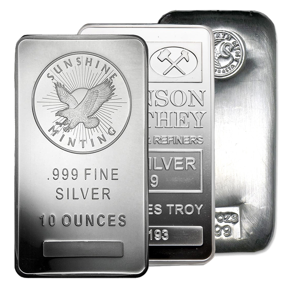 10 oz Silver Bar (any mint)