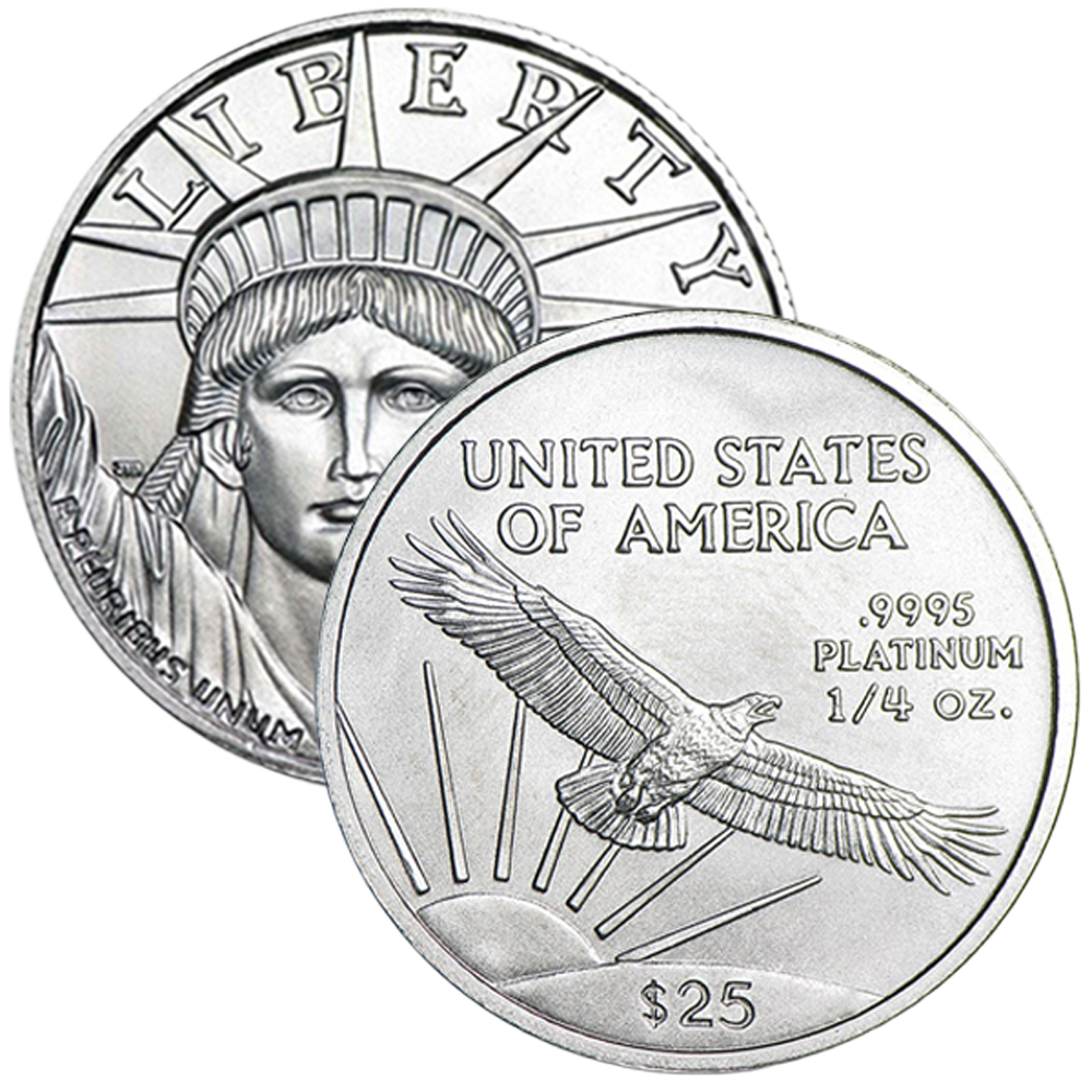 1/4 oz American Platinum Eagle Coin (Any Year)