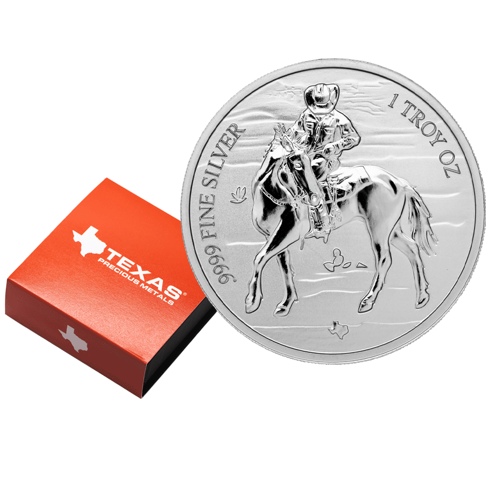 2025 Texas Silver round with Custom Box