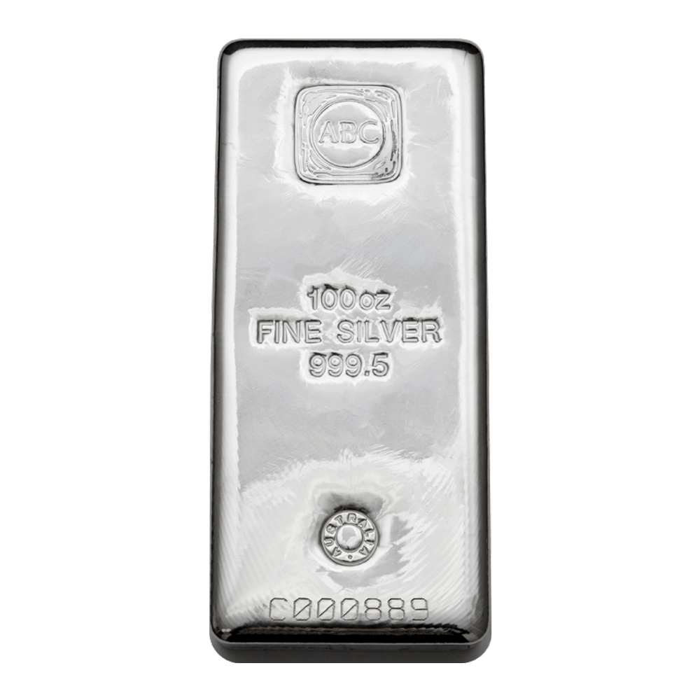 100 oz Australian Bullion Company Silver Bar