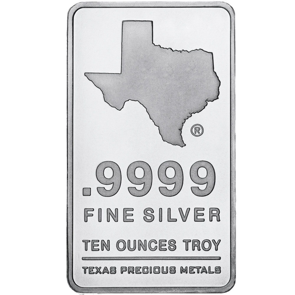 Buy 10 oz Texas Silver Bar