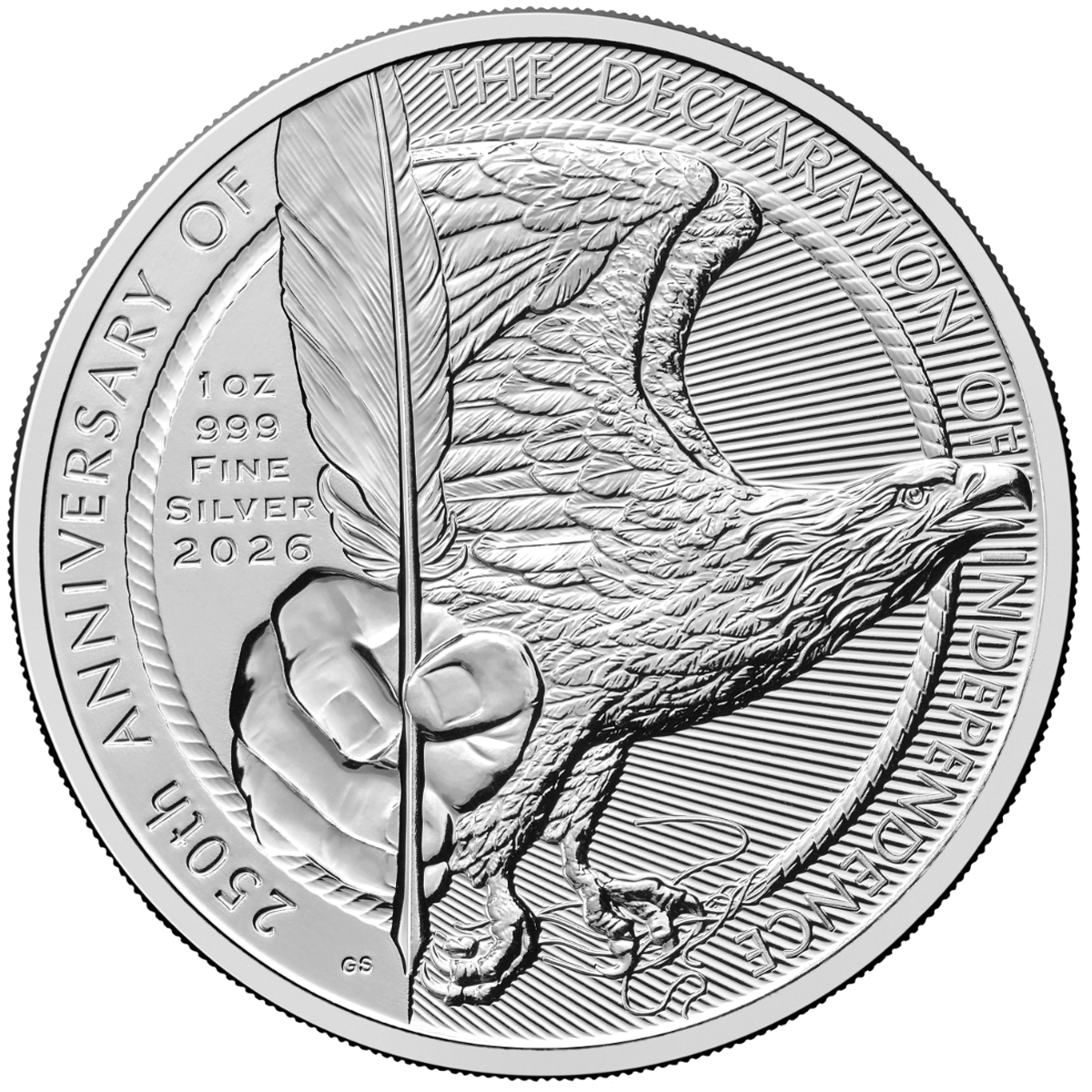 2026 1 oz Royal Mint America's 250th Anniversary Silver Coin