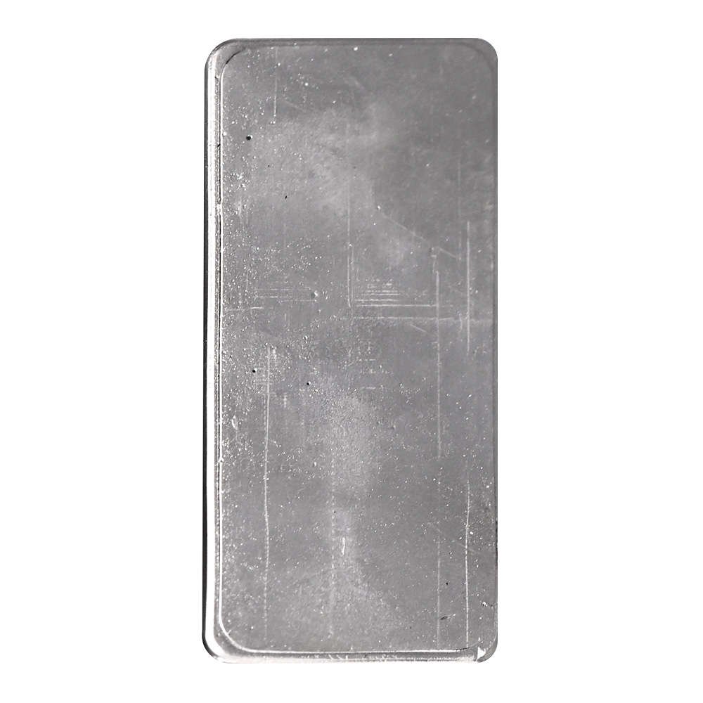 1 Kilo JBR Silver Bar - Reverse