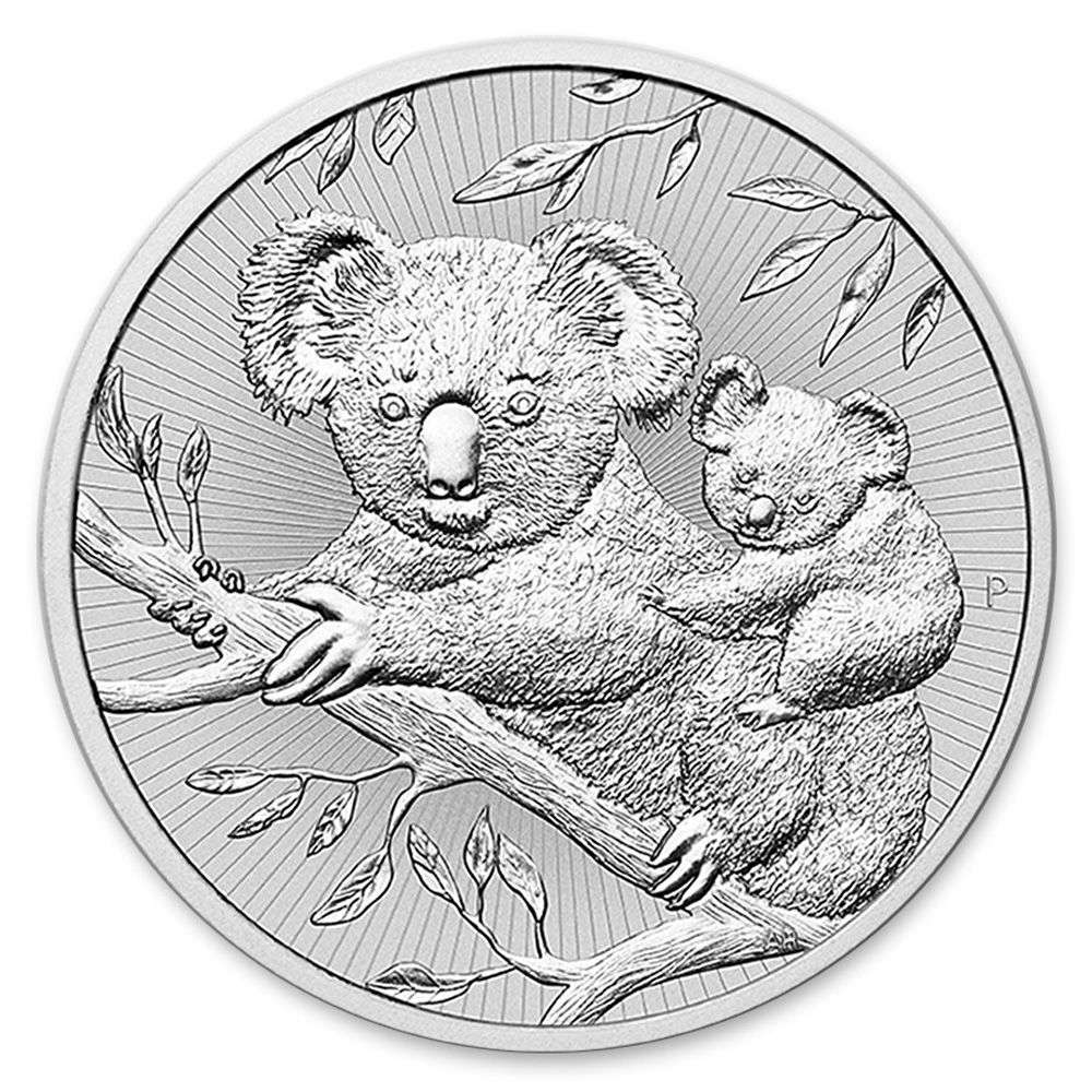 Buy 2 oz Australian Perth Mint Silver Koala Mother and Baby Coin