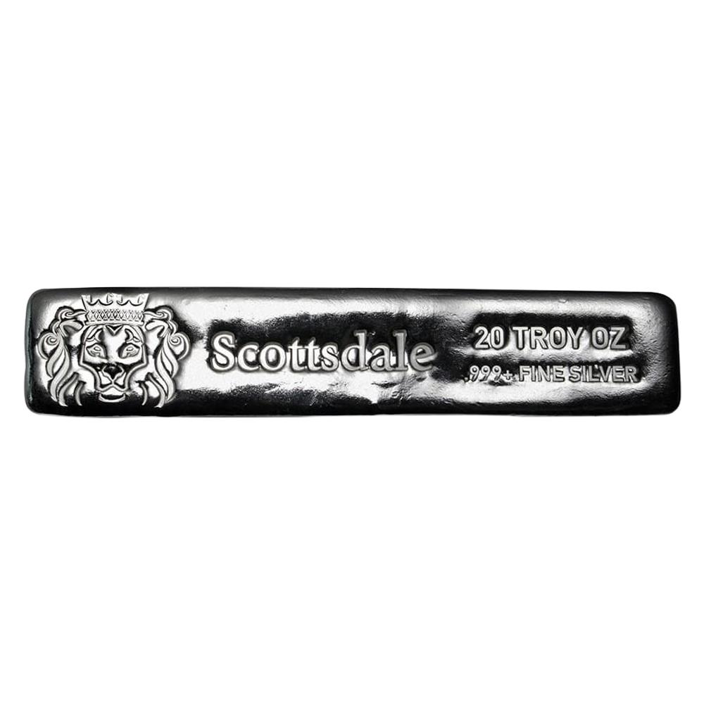 20 oz Scottsdale Long Cast Silver Bar