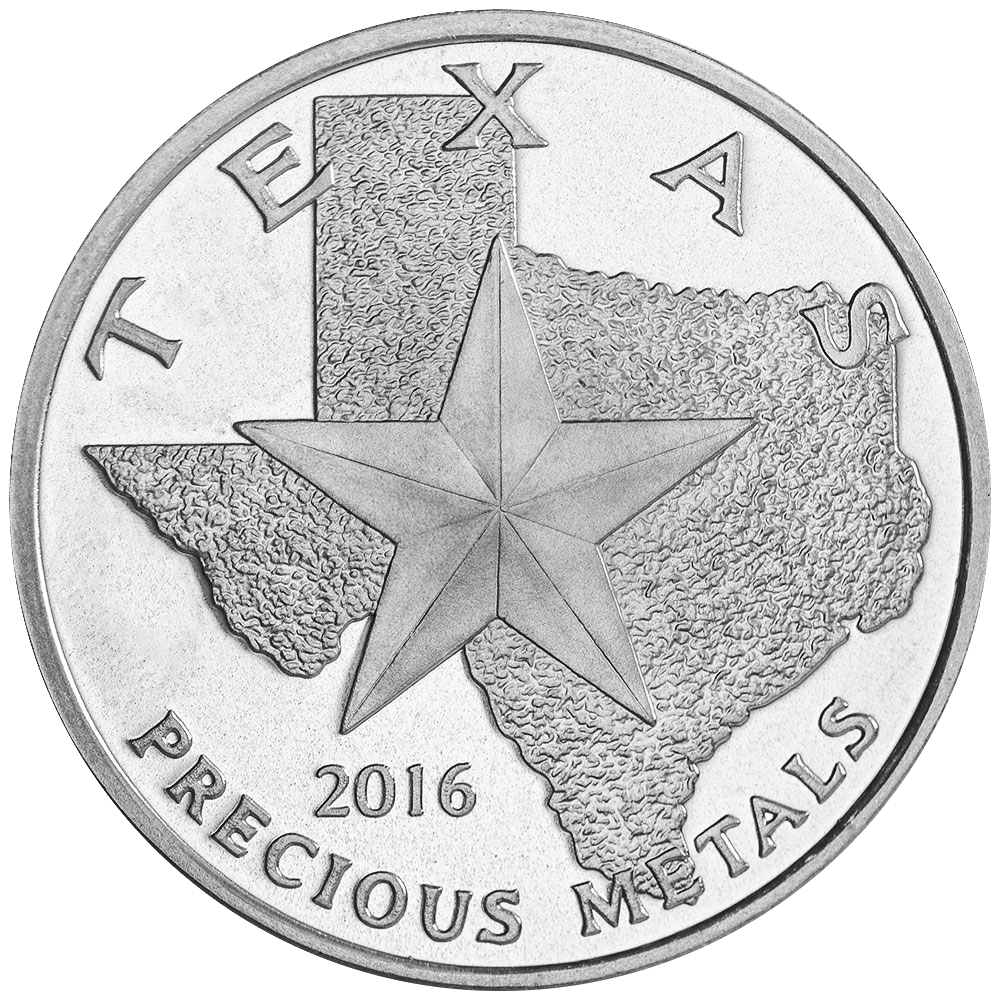 Buy 2016 Texas Silver Round