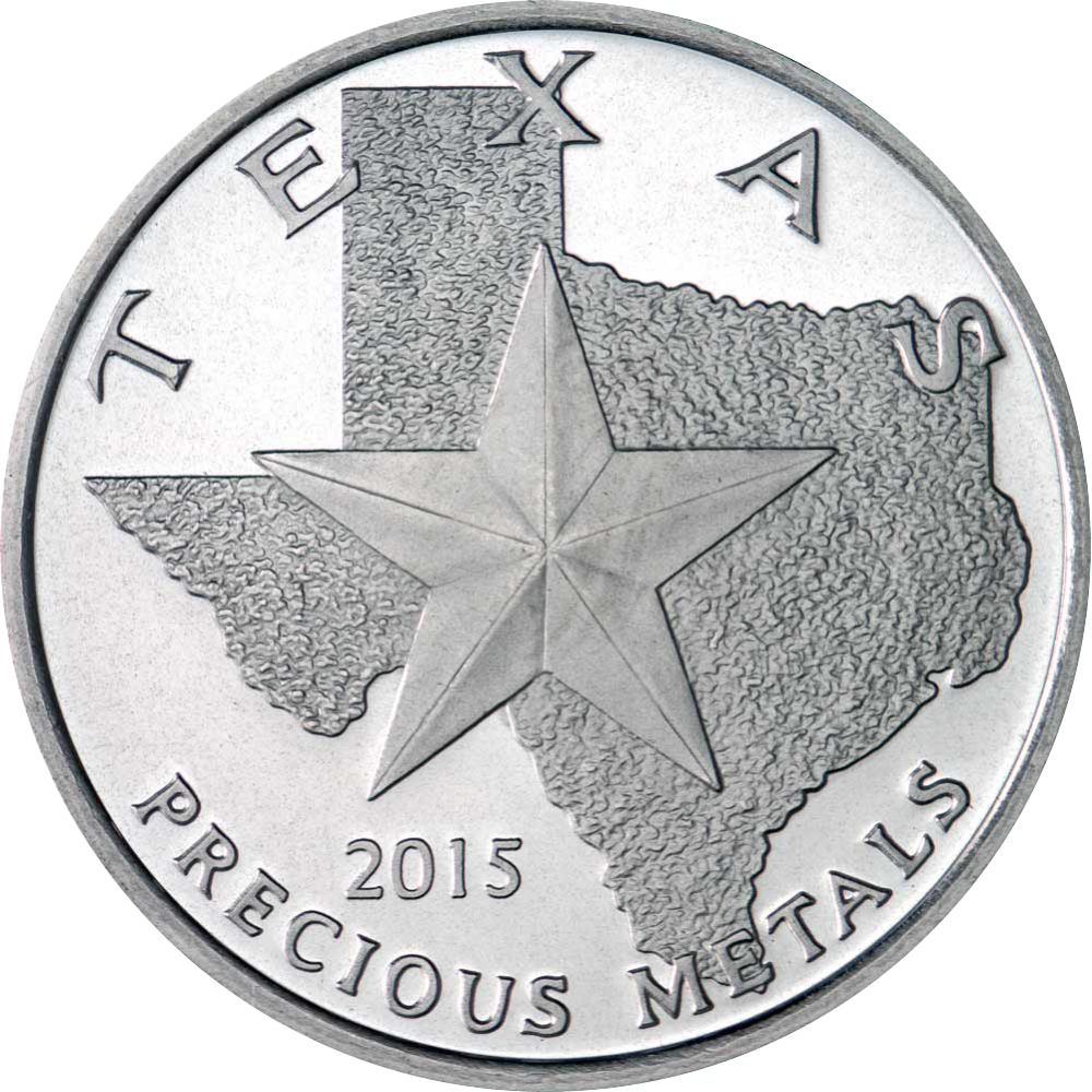 Buy 2015 Texas Silver Round