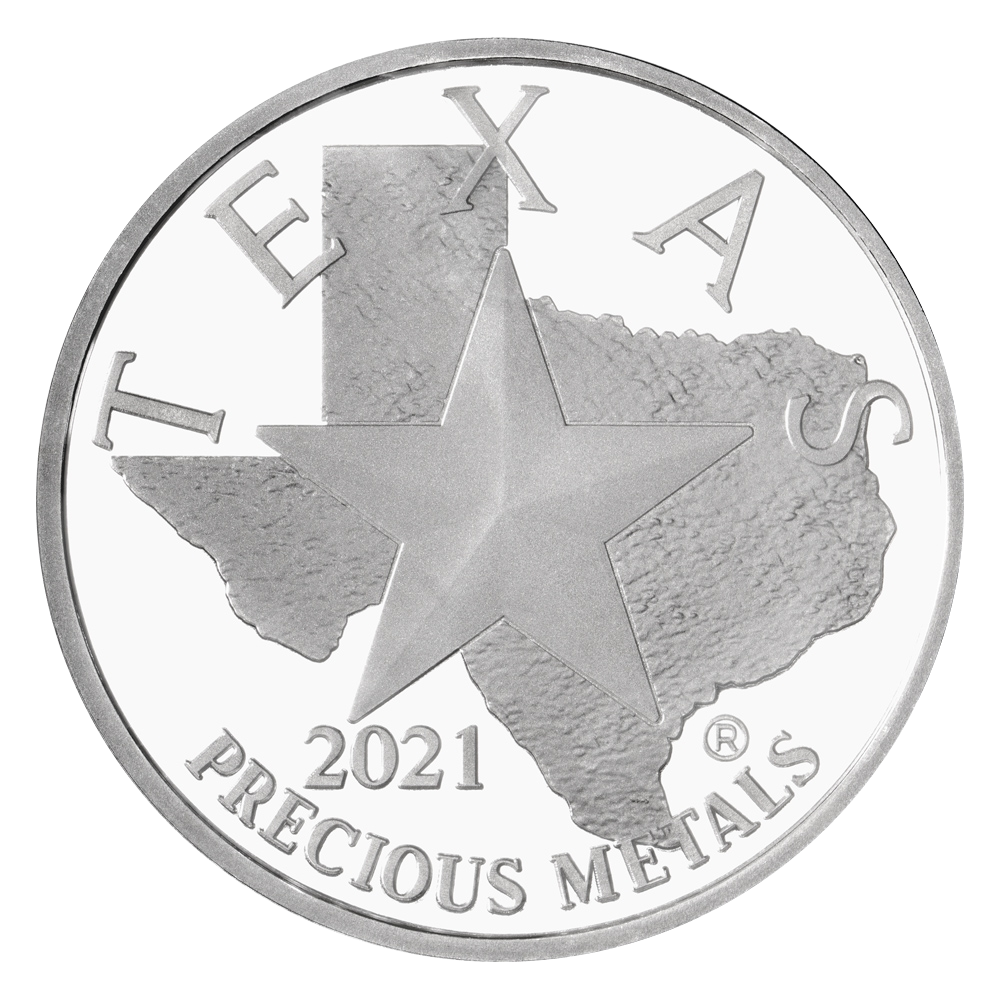 Buy 2021 Texas Silver Round