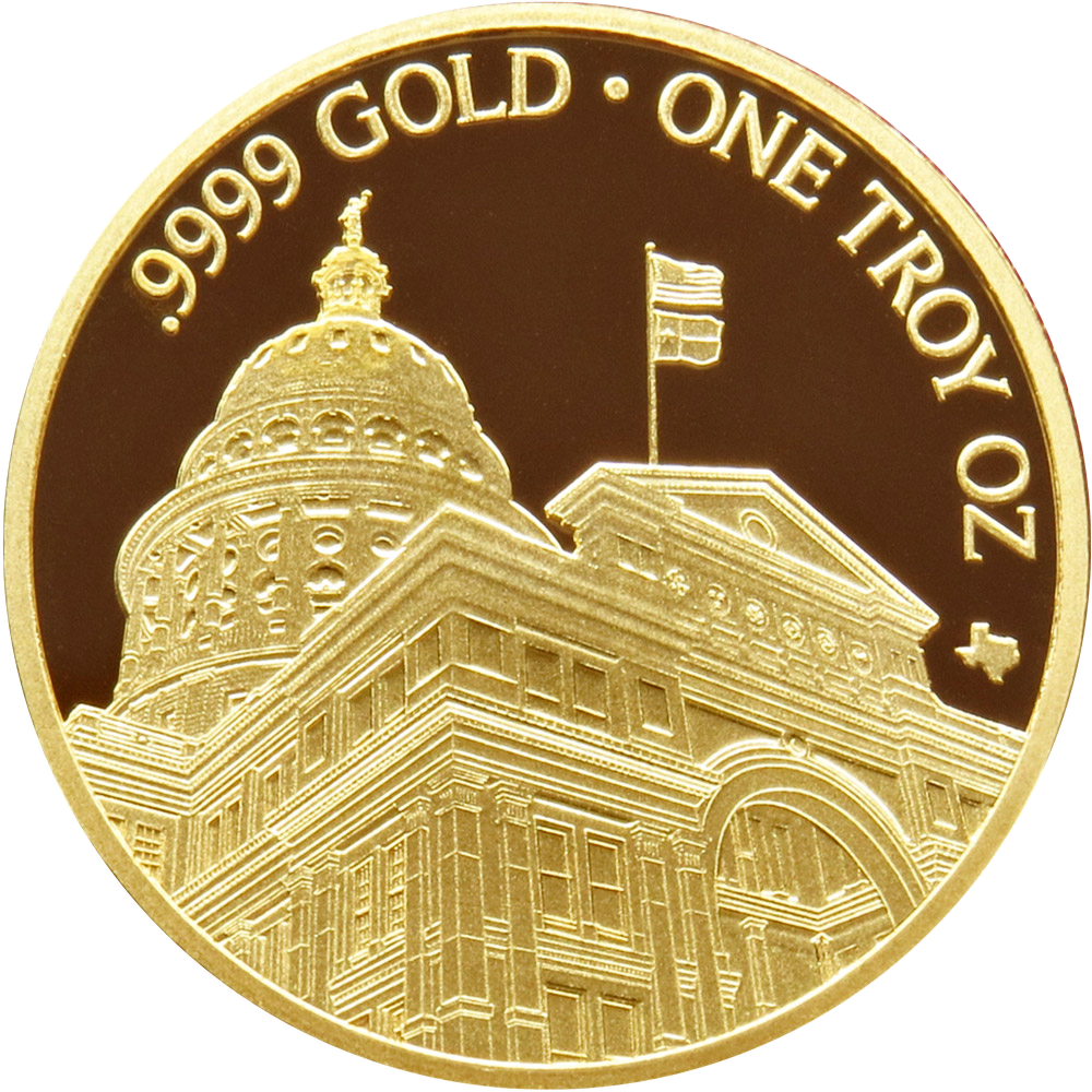 2022 Texas Gold Round - Obverse