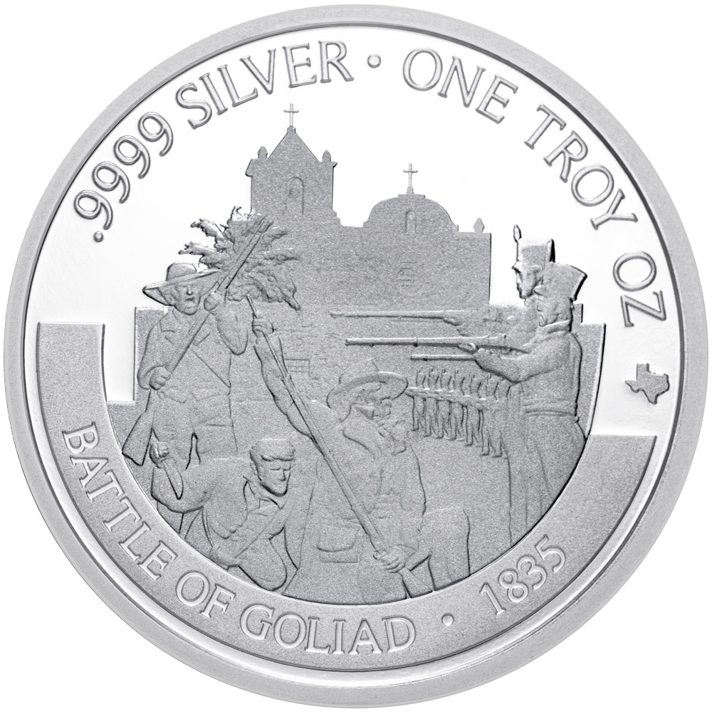 2022 Texas Silver Round - Reverse