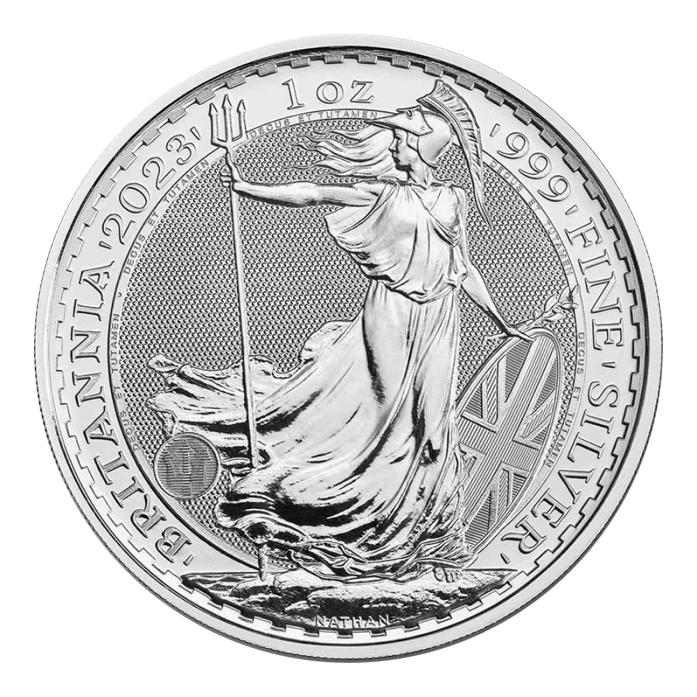 2023 Queen Elizabeth II Royal Mint Silver Britannias - Reverse