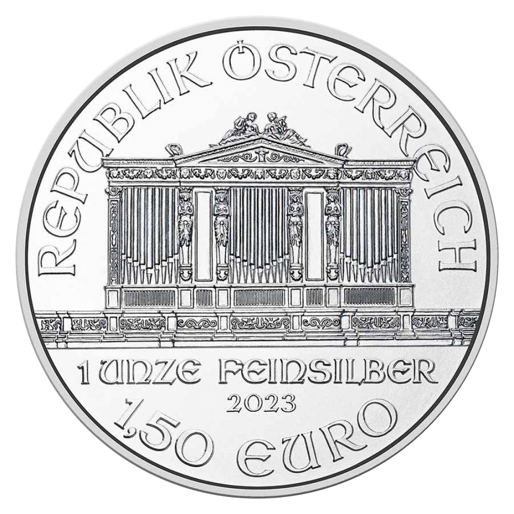 2023 Austrian Silver Philharmonic Coin - Obverse