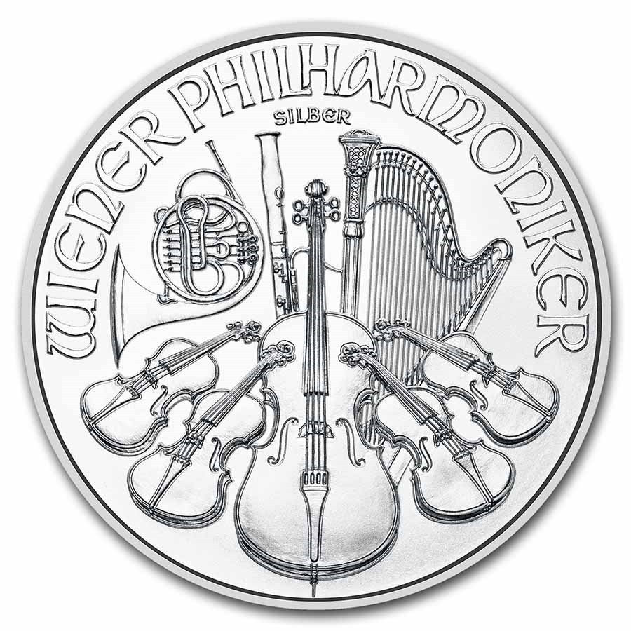 Reverse of 2022 Austrian Silver Philharmonic