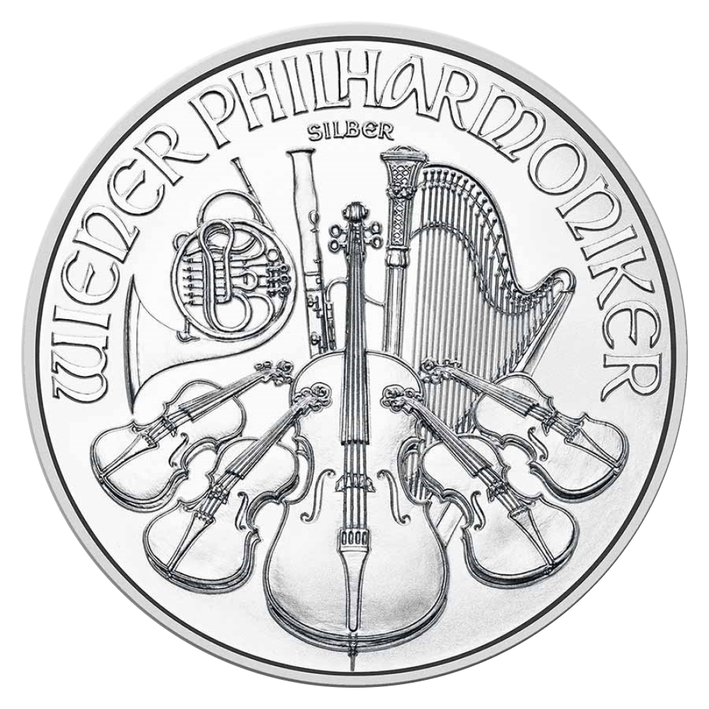 2023 Austrian Silver Philharmonic Coin - Reverse