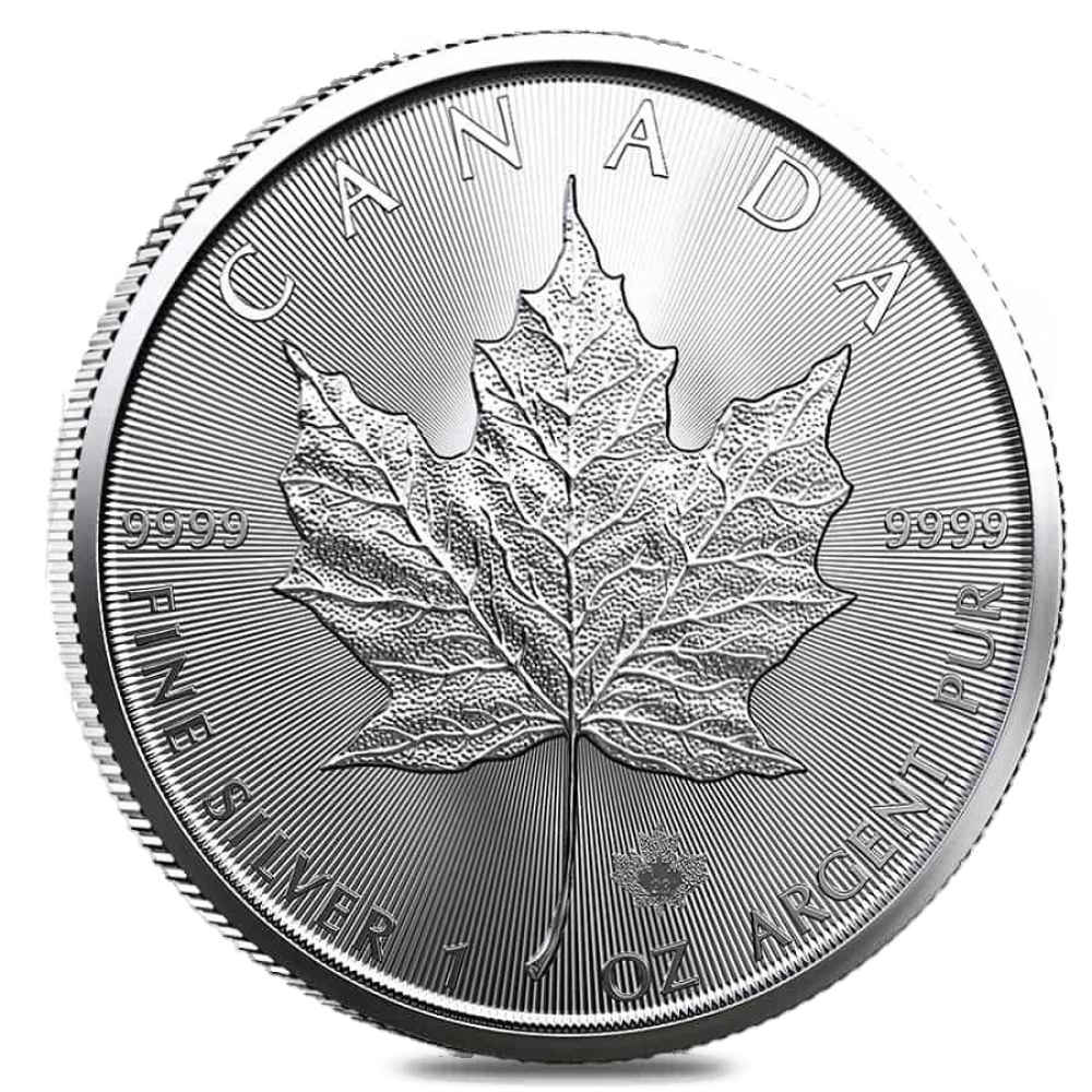 2023 Canadian Silver Maple Leaf Coin - Reverse