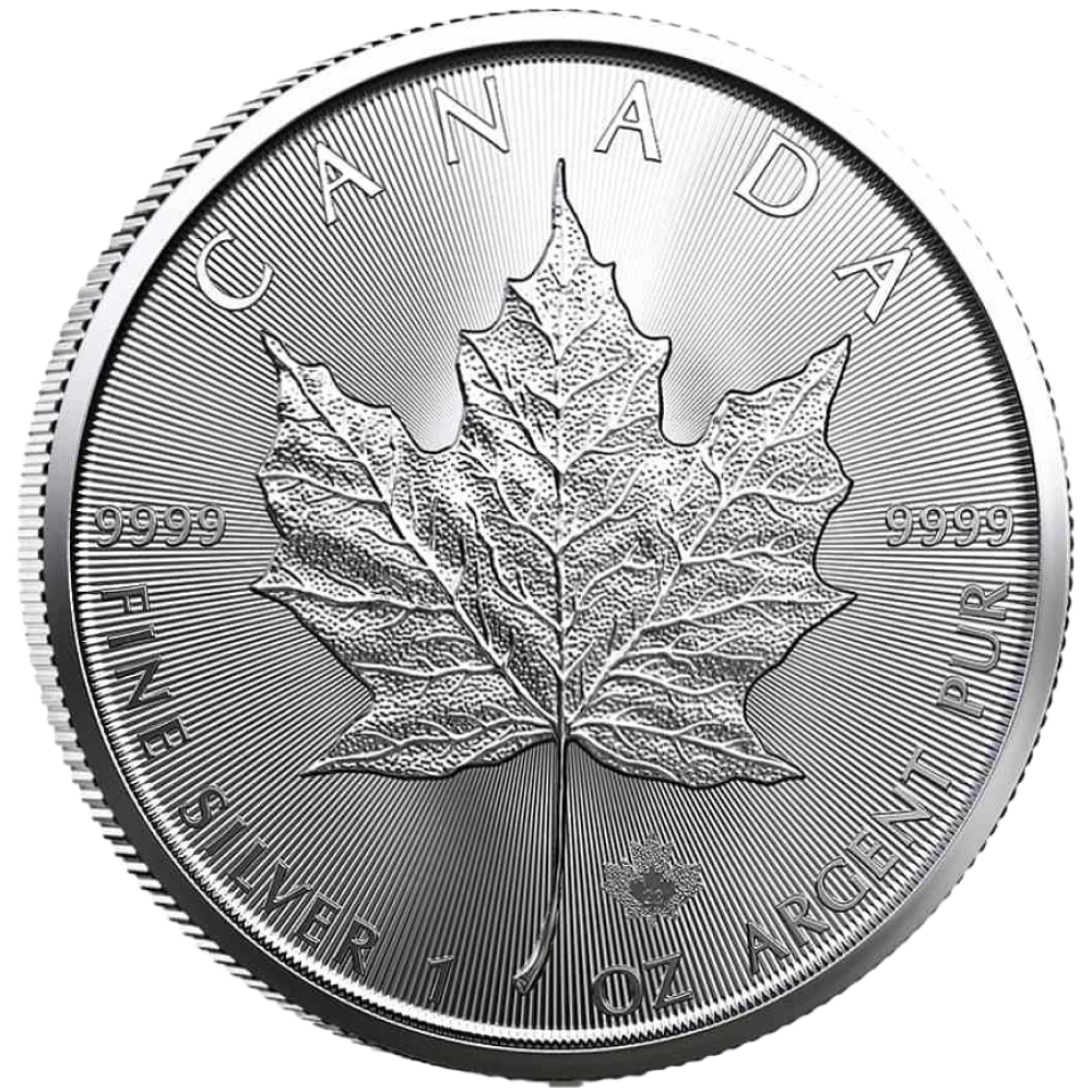 2023 Canadian Silver Maple Leaf Coin - Reverse
