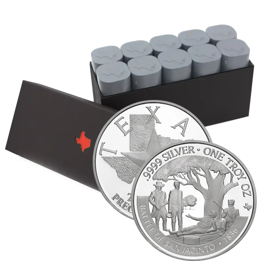 2023 Texas Silver Round Mini-Monster Box (250 ozs)