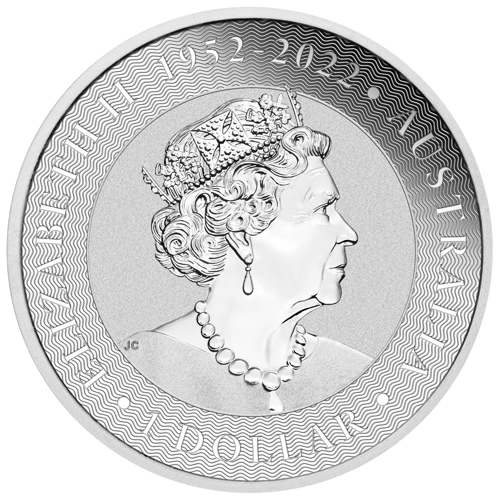 2023 Perth Mint Silver Kangaroo Coin - Obverse