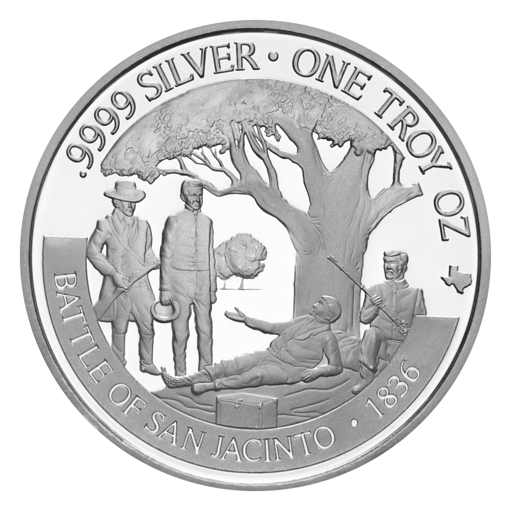 2023 Texas Silver Round - Reverse