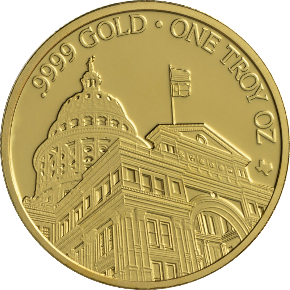 2023 Texas Gold Round - Obverse