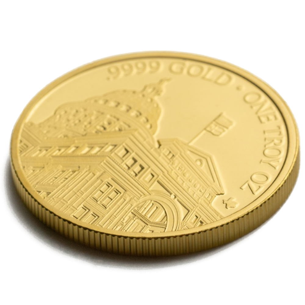 2023 Texas Gold Round - Reverse at an angle