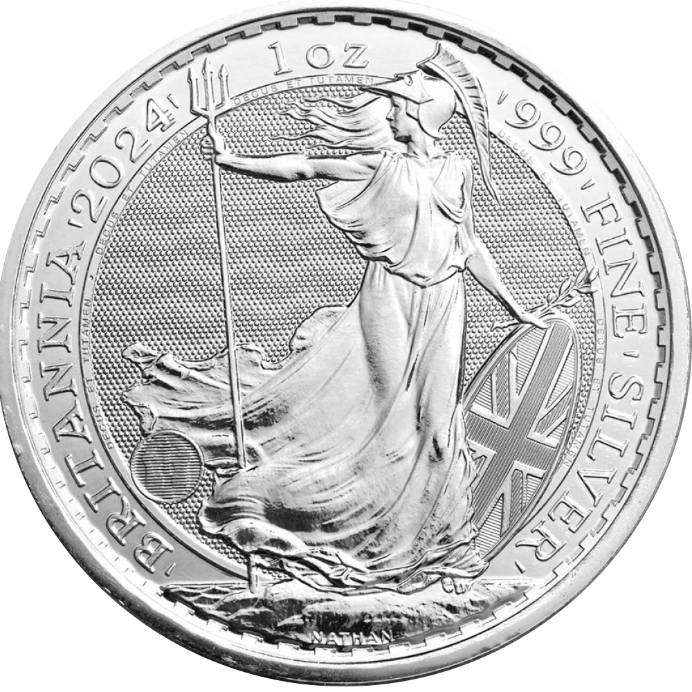 2024 Royal Mint Silver Britannia - Obverse