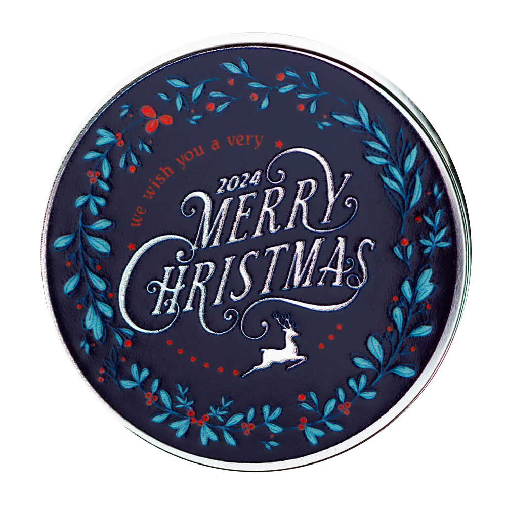 1 oz Merry Christmas Silver Round (2024)