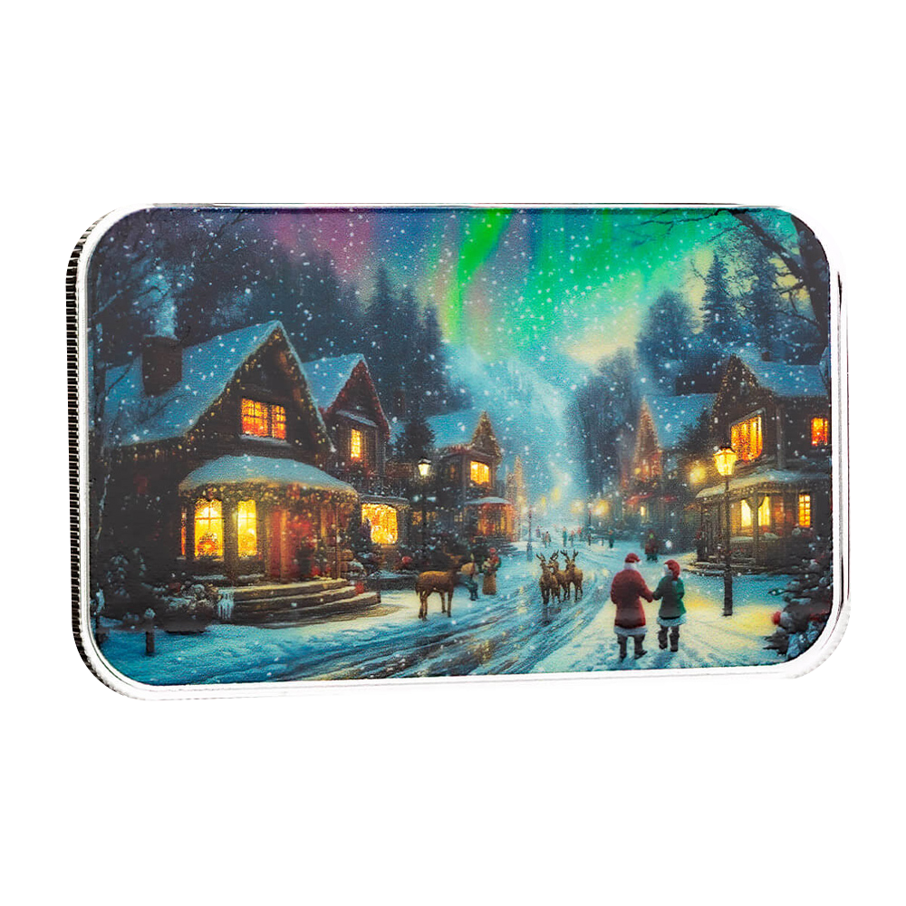 1 oz Winter Wonderland Silver Bar