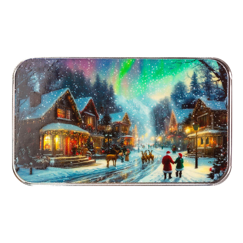 1 oz Winter Wonderland Silver Bar