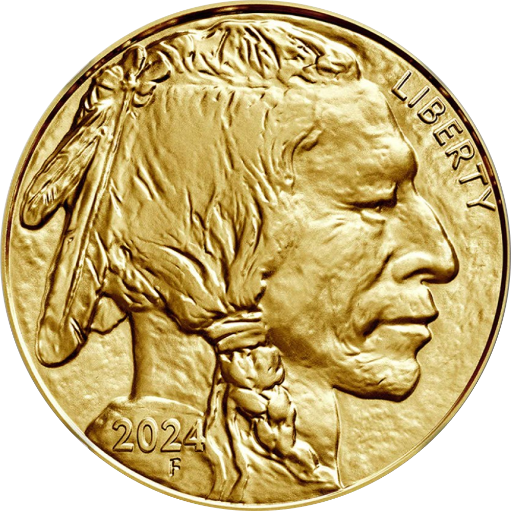 2024 American Gold Buffalo 1 oz Coin - Obverse