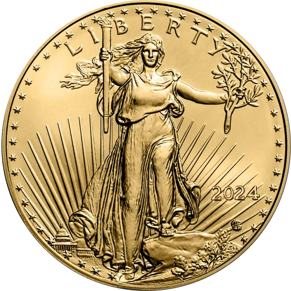 2024 Half Oz American Gold Eagle - Reverse