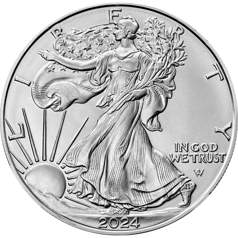 2024 American Silver Eagle Coin - Obverse