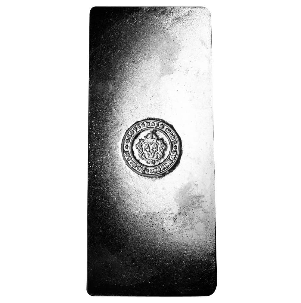 100 oz Scottsdale cast bar - reverse