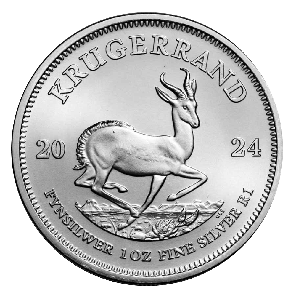 2024 South African Silver Krugerrand Coin - Obverse