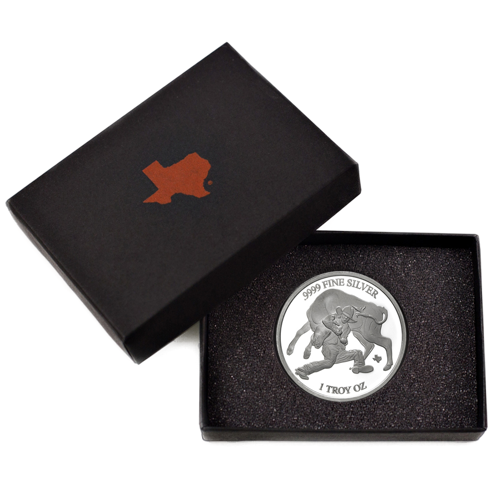 2024 Texas Silver Round - In Custom Texas Gift Box