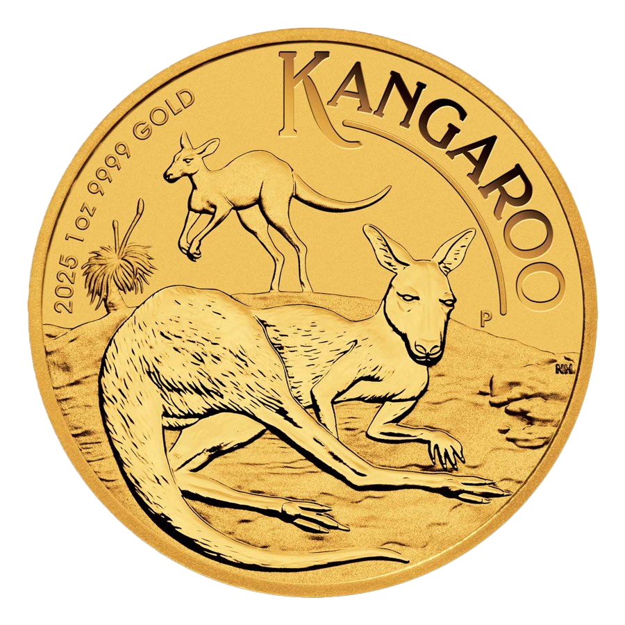 2025 Australian 1oz Gold Kangaroo Coins