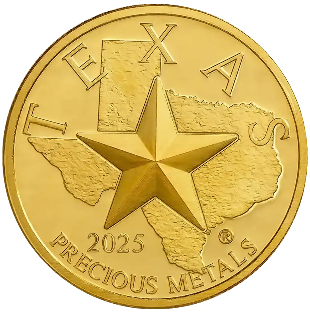2025 Texas Gold Round - Obverse