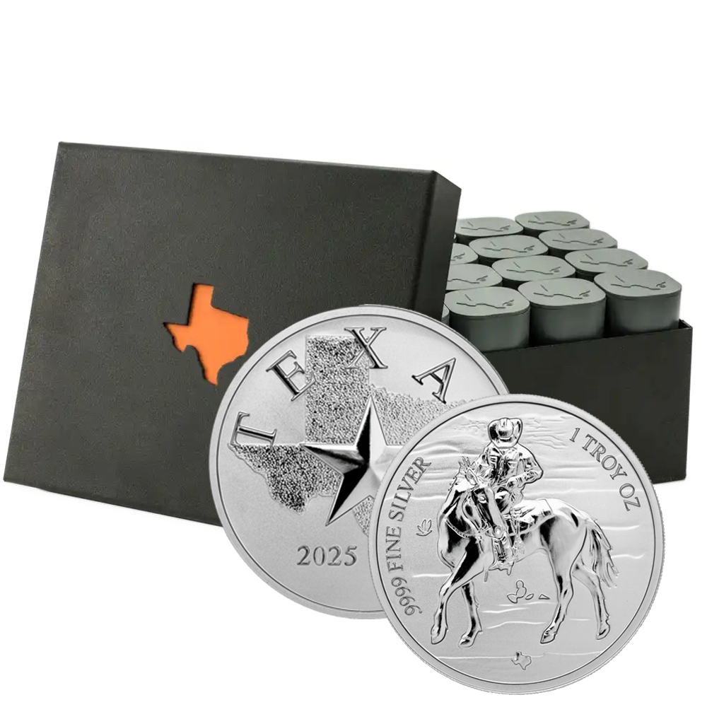 2025 Texas Silver Round Reverse Proof Monster Box (SEALED)