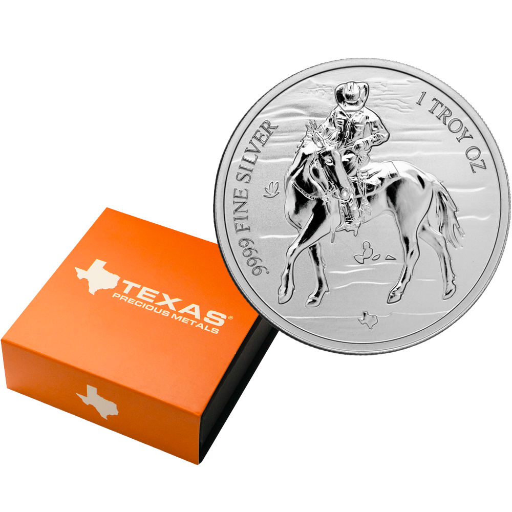 2025 Texas Silver round with Custom Box